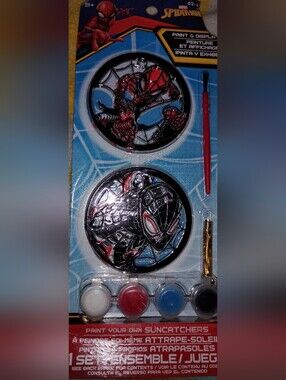 Marvel Spider-Man Paint-Your-Own Suncatcher Kit